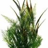 Reptiles & Amphibian Rock Garden | Rock Garden 8\" Natural Green Plant With Decorative Resin Base, Large