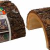 Reptiles & Amphibian Zoo Med | Habba Hut For Terrariums [Set Of 2] Size: Medium (5\"L X 5.5\"W X 3\"H)