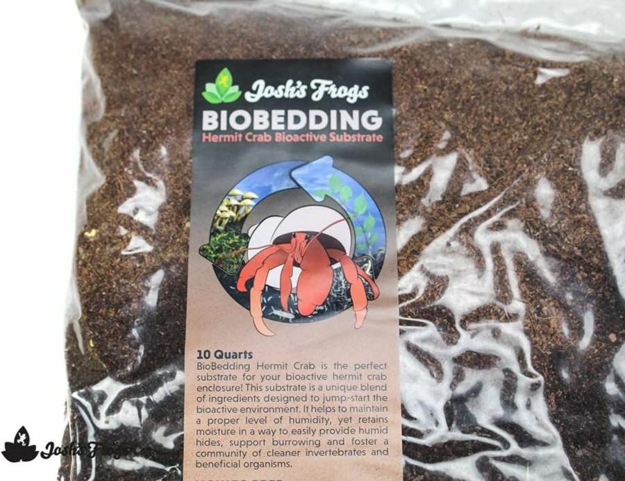 Reptiles & Amphibian Josh's Frogs | Josh'S Frogs Hermit Crab Biobedding Bioactive Substrate (10 Quart (Sand Needed))