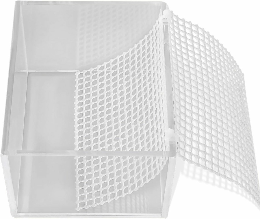 Reptiles & Amphibian NQEUEPN | Hermit Crab Water Tank, Transparent Hermit Crab Cage With Climbing Ramps Acrylic Hermit Crab Salt Water Pool Comfortable Hermit Crab Habitat Tank For Small Or Medium Hermit Crab