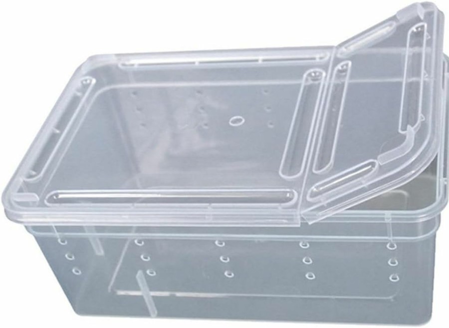 Reptiles & Amphibian Hypeety | Hypeety Reptile Box For Snake Turtle Breeding Box Case Feeding Hatching Container Reptile Tank Terrarium