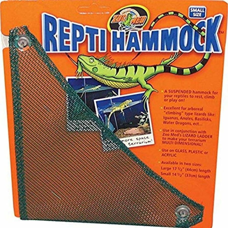 Reptiles & Amphibian Zoo Med | Zoo Med Mesh Reptile Hammock, 17.5-Inch