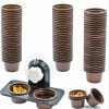 Reptiles & Amphibian MRTIOO | Mrtioo 100 Eco Cups + Feeding Ledge Enhanced, Reptile Amphibian Food Bowls And Water Dish, For Crested Gecko Lizard Or Other Small Pet Feeder Ledge Accessories Supplies, With Sustainable Eco Cups