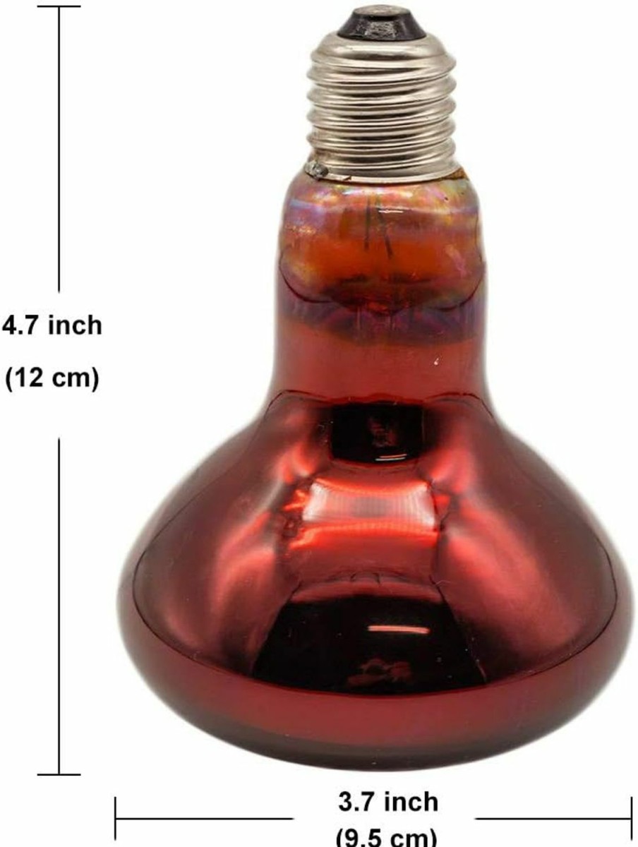 Reptiles & Amphibian Fengrun | Fengrun Infrared Lamp 120V~150W Therapy Bulb, Red Hard Glass, Waterproof Explosion-Proof For Physiotherapy