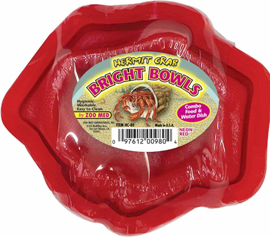 Reptiles & Amphibian Zoo Med | Zoo Med Hermit Crab Bright Bowl, Blue