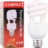 Reptiles & Amphibian Aiicioo | Aiicioo Uvb Reptile Light - 10.0 Desert Uvb 150 Spiral Compact Terrarium Bulb Fluorescent Uvb Light Bulb 13W For Reptiles Bearded Dragon Hermit Crab Turtle Leopard Gecko Tank