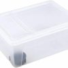 Reptiles & Amphibian POPETPOP | Popetpop Breeding Box Reptile-Turtle Enclosure-Plastic Storage Case Feeding Hatching Container For Spider Scorpion Gecko Insect Snake Tortoise (White)