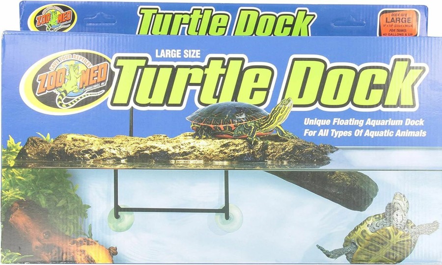 Reptiles & Amphibian Zoo Med | Zoo Med Turtle Dock For 15 Gallon Tanks, Medium