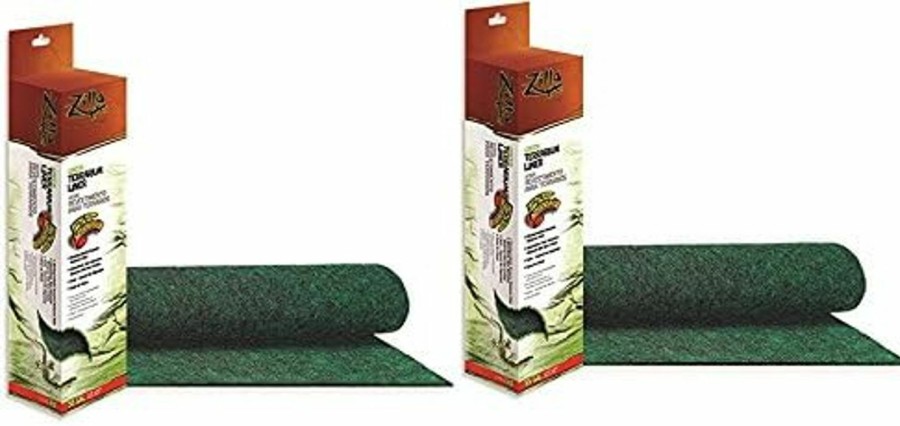 Reptiles & Amphibian Zilla | 2 Pack - Zilla Reptile Terrarium Bedding Substrate Liner, Green, 55 Gallon