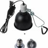 Reptiles & Amphibian Swess | Reptile Heating Lamp, Uva Uvb Lighting Lamp With Anti-Hot Cage Light Holder For Reptiles, Lizards, Turtle, Snakes, Aquarium(Included 2 Heat Bulbs, 110V, 25W)