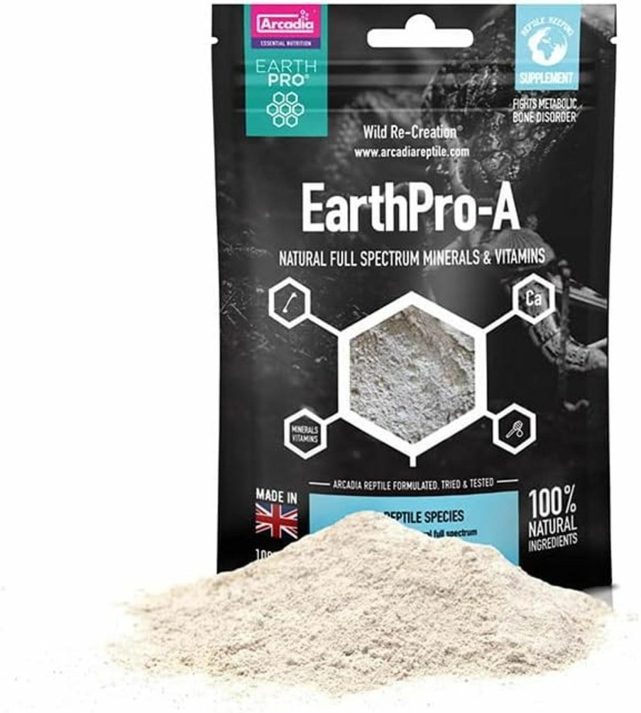 Reptiles & Amphibian Arcadia | Arcadia Earthpro-A, 100G Bag