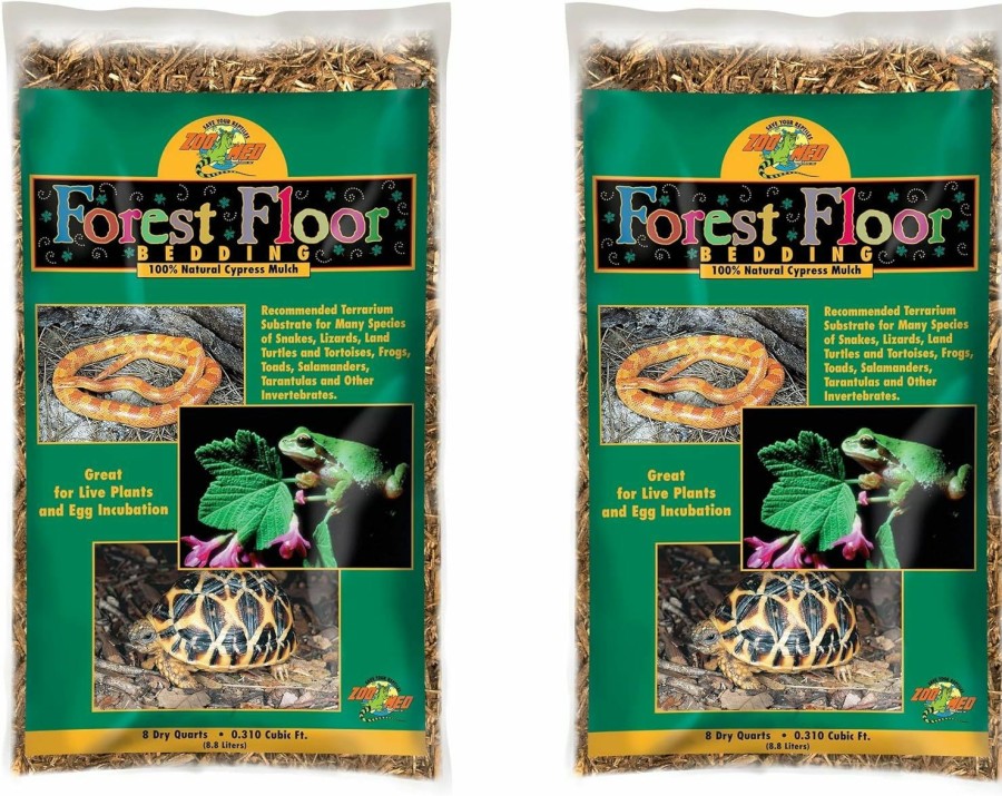 Reptiles & Amphibian Zoo Med | Zoo Med (2 Pack) Forest Floor Bedding