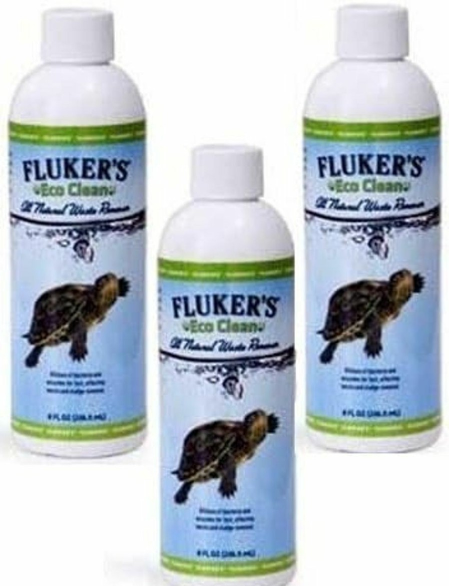 Reptiles & Amphibian Fluker Labs | Fluker Labs Eco Clean All Natural Reptile Waste Remover, 8-Ounce Bottles (Pack Of 3)