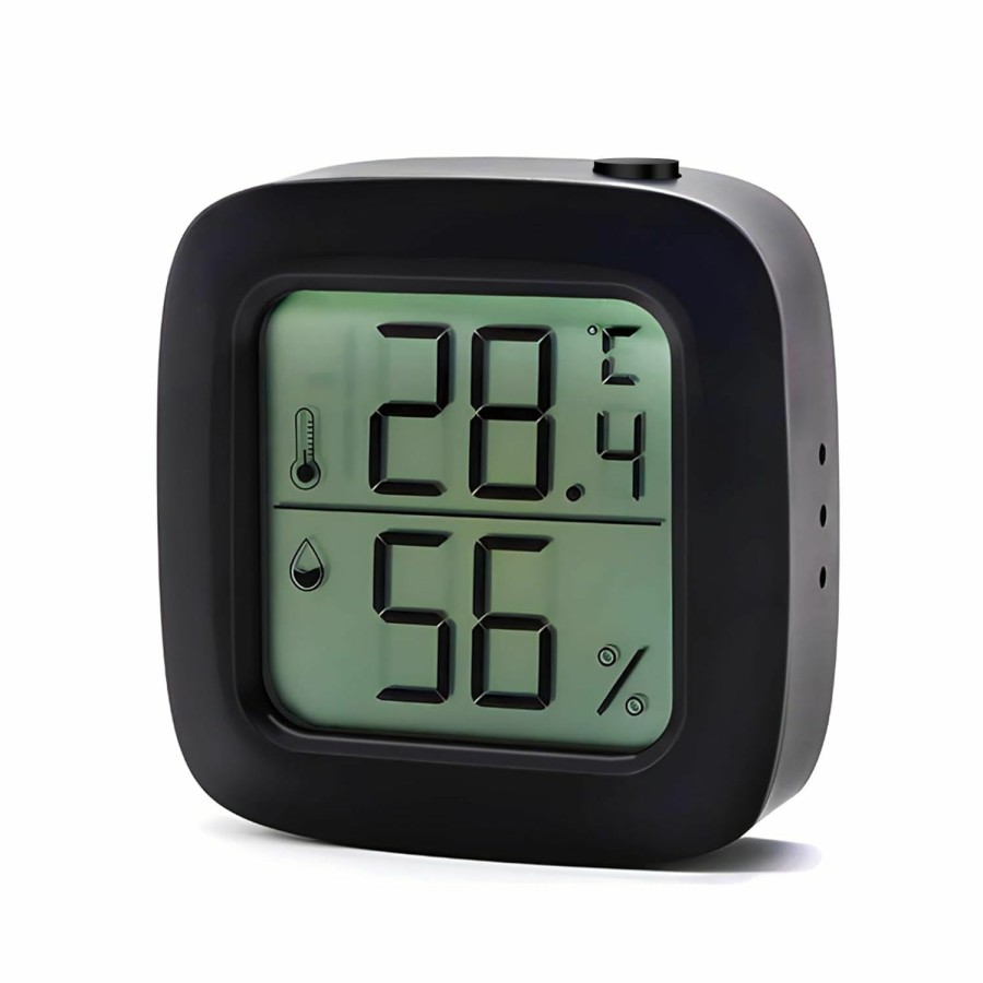 Reptiles & Amphibian JLENOVEG | Reptile Thermometer Hygrometer Digital Display Reptile Terrarium Thermometer Mini Reptile Thermometer And Humidity Gauge Reptile Tank Thermometer Hygrometer For Reptiles And Amphibians