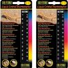 Reptiles & Amphibian Exo Terra | Exo Terra 2 Pack Of Liquid Crystal Terrarium Thermometers