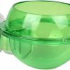 Reptiles & Amphibian POPETPOP | Popetpop Suction Cup Reptile Feeder - Reptiles Ledge Accessories Supplies-Translucent Anti-Escape Dish For Chameleon Tortoise Gecko Snakes Iguana Lizard