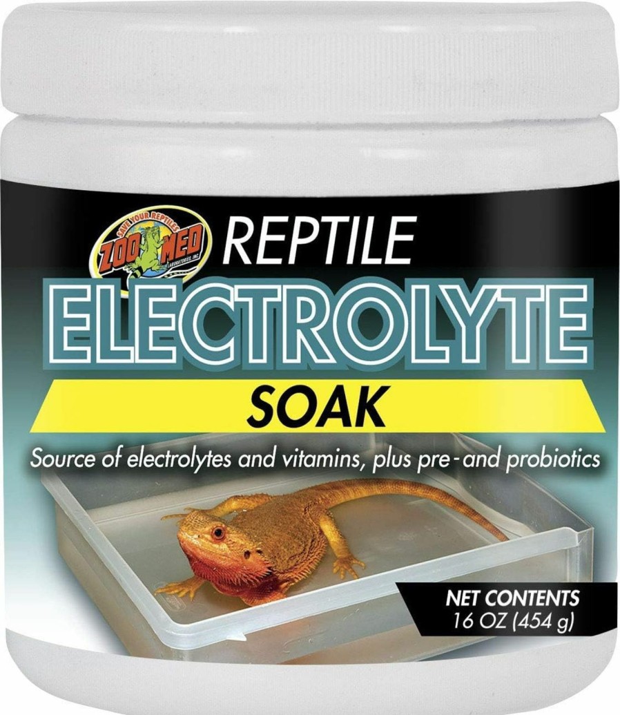 Reptiles & Amphibian Zoo Med | Zoo Med Electrolyte Soak, 16 Oz.