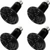 Reptiles & Amphibian Simple Deluxe | Simple Deluxe 150W Reptile Heat Lamp Bulb Ceramic Heat Emitter No Light Emitting Brooder Coop Heater For Amphibian Pet & Incubating Chicken, 4 Pack Black