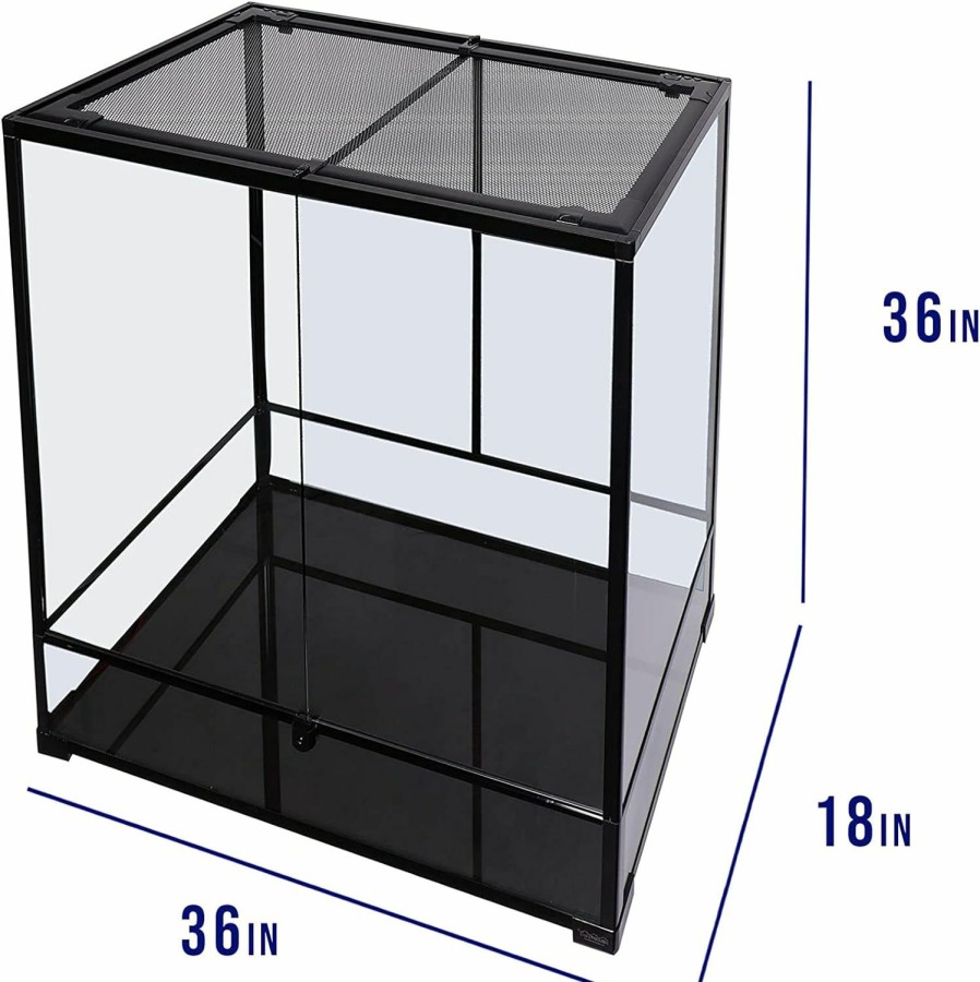 Reptiles & Amphibian CAROLINA CUSTOM CAGES | Carolina Custom Cages Terrarium, Extra-Tall Large 36Lx18Dx36H, Easy Assembly