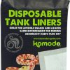 Reptiles & Amphibian Komodo | Komodo Reptile Terrarium Repti-Pads 18\" X 36\" Disposable Tank Liners | Absorbant - Keeps Tank Dry | Fits 40 Gallon Aquarium Habitat, 20 Pack