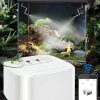 Reptiles & Amphibian Ycxydr | Reptile Humidifiers Smart Misting System, Reptile Mister Automatic With Timer, Terrariums Humidifier With 360 Adjustable Misting Nozzles, Spray Kit For Rainforest Plants Amphibian