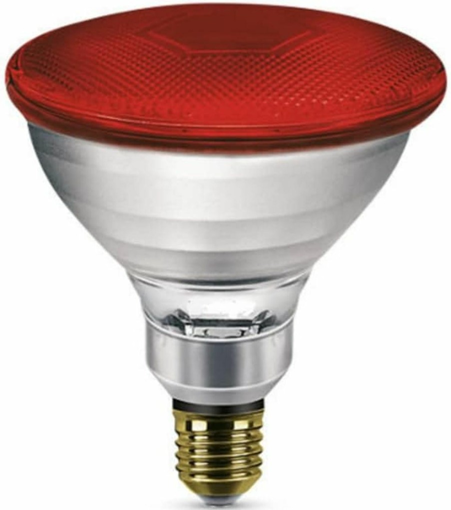 Reptiles & Amphibian Once | Once Chicken Brooder Infrared Heat Lamp Bulb, Red Light, 175W Designed For Young Poultry'S Health Fowl Bird And Animal Usage Industrial Grade Shatterproof Dimmable