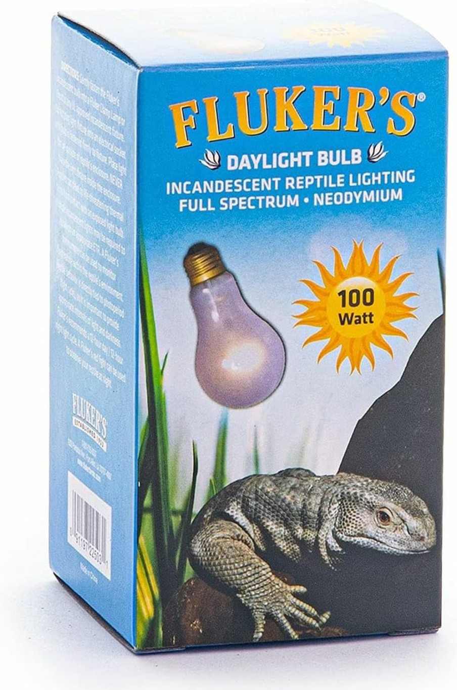 Reptiles & Amphibian Fluker's | Fluker'S Neodymium Full Spectrum Daylight Bulbs For Reptiles, 75 Watt