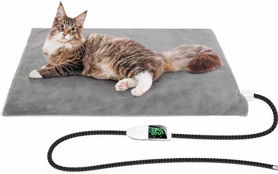 Reptiles & Amphibian MIU COLOR | Miu Color Extra Large Pet Heating Pad, Temperature Adjustable Dog Cat Heating Mat With Auto Shut Off Timer, Pet Heating Pads For Cats, (15.7\" X 19.7\")