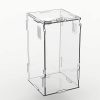 Reptiles & Amphibian BETAZOOER | Betazooer Acrylic Mini Reptile Tank Habitat Transparent Terrariums With Locking Latch Suitable For Tarantula Isopod Roach Invertebrates (4''X4''X8'')