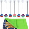 Reptiles & Amphibian FRIUSATE | Friusate Bearded Dragon Bed With Pillow And Blanket, 7 Bell Balls With Suction Cups And And Ropes, Sleeping Bag And Toys Accessories For Bearded Dragon Leopard Gecko Lizard Chameleon Reptile Habitat