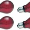 Reptiles & Amphibian Zoo Med | Zoo Med Nightlight Red Reptile Bulbs 40 Watts (4 Pack)