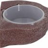 Reptiles & Amphibian DOACT | Doact Lizard Feeder, Chameleon Feeder Lizard Bowl Plastic Stable Reptiles Pet Feeder Bowl Food Dish Suspension Type For Lizard Chameleon(Brown) Reptile Breeding Tools, (Brown)