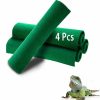 Reptiles & Amphibian Hamiledyi | Reptile Carpet 4Pcs Terrarium Substrate Liner Pet Habitat Bedding Soft Green Mat For Bearded Dragon Lizards Gecko Chamelon Iguana Turtles Snakes (19.7\" X 11.8\")