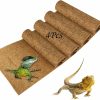 Reptiles & Amphibian PINVNBY | Pinvnby 4 Pieces Reptile Carpet,Bearded Dragon Natural Coconut Fiber Mat,Lizard Terrarium Liner Pads,Tortoises Bedding Supplies For Gecko Snake Chameleons(4 Sheets / 19.7X11.8X0.4Inches)