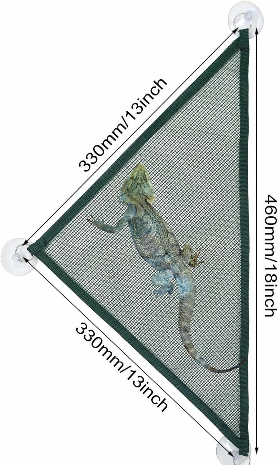 Reptiles & Amphibian HONBAY | Honbay 2Pcs Breathable Mesh Lizard Hammock Lizard Hanging Bed House Cage Accessories Reptile Terrariums Habitat Decoration For Bearded Dragons Geckos Lizards Reptile Snakes (18 13 13 Inch)