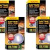 Reptiles & Amphibian Exo Terra | (4 Pack) Exo Terra Sun-Glo Neodymium A21 Lamp, 100 Watt