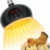 Reptiles & Amphibian TFNN | Chicken Coop Heater Lamps,200W-500W,Overheat Protection,E26/E27 Bulb Light, Reptile Heating Lamp 3-6-12 Hours Timer, Protable Greenhouse Heater For Outdoor Chicken Coop Indoor Rabbits Dog Cats