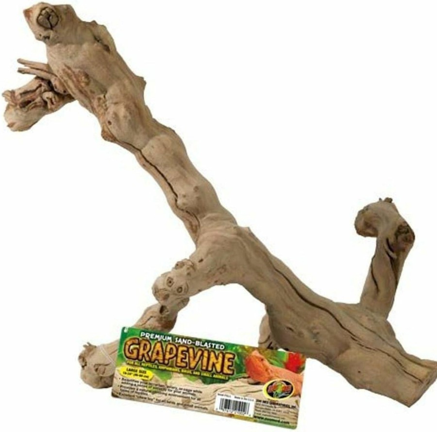 Reptiles & Amphibian Zoo Med | Zoo Med Sandblasted Grapevine Show, 30 - 40-Inches