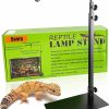 Reptiles & Amphibian Svnry | Reptile Lamp Stand Metal Bracket - Reptile Heat Light Stand Terrarium Adjustable Metal Basking Lamp Holder, Used For Amphibians And Lizards, Turtles And Snakes And Other Cold-Blooded Animal