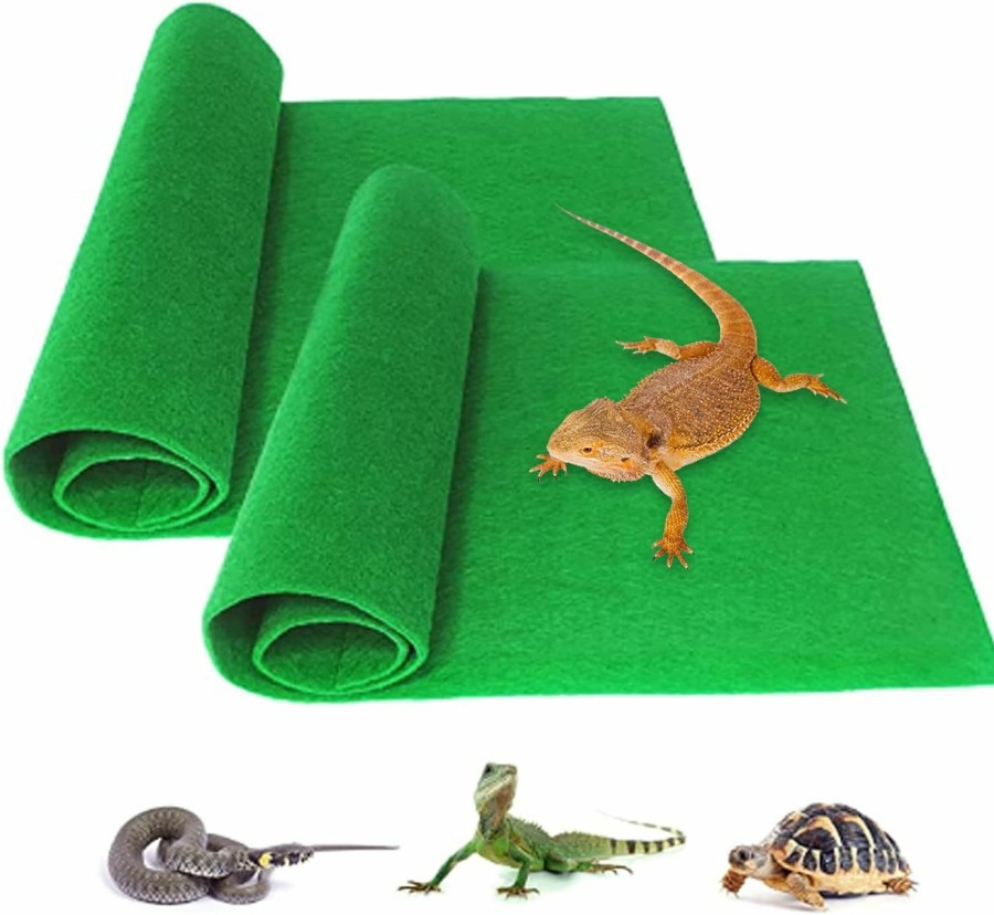 Reptiles & Amphibian Tfwadmx | 47.2\" X 23.6\" Reptile Carpet Large Mat Substrate Liner Bedding Reptile Supplies For Terrarium Lizards Snakes Bearded Dragon Gecko Chamelon Turtles Iguana