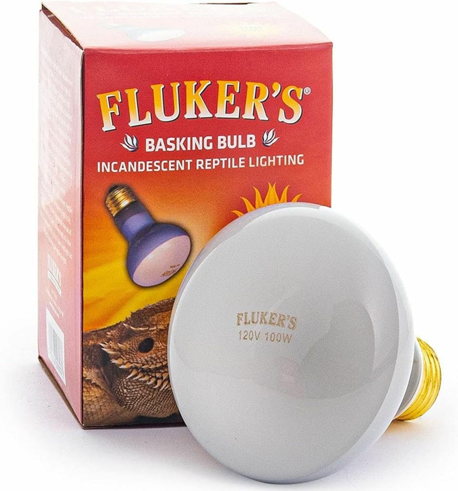 Reptiles & Amphibian Fluker's | Fluker'S Incandescent Basking Spotlight Bulbs For Reptiles, 100 Watt