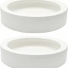 Reptiles & Amphibian iHomeSet | 2 Pcs Reptile Food Bowl Ceramic Water Feeder Bowls Anti- Escape Mini Reptile Feeder For Lizard, Gecko Etc, Round