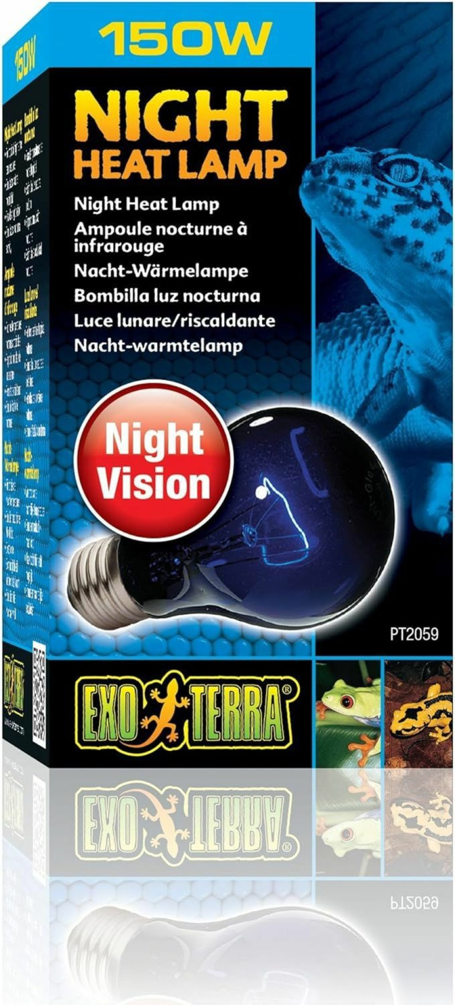 Reptiles & Amphibian Exo Terra | Exo-Terra Night Heat Lamp, 150 Watt