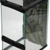 Reptiles & Amphibian Zilla | Zilla Front Opening Terrarium - 8\" X 10\" X 15\",Black