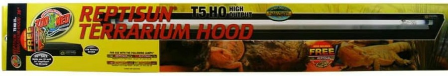 Reptiles & Amphibian Zoo Med | Zoo Med Reptisun T5-Ho Terrarium Hood, 36\"