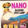 Reptiles & Amphibian Zoo Med | (2 Pack) Zoo Med Labs 40W Nano Basking Spot Lamp