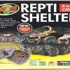 Reptiles & Amphibian Zoo Med | Zoo Med Reptile Shelter 3 In 1 Cave, Medium