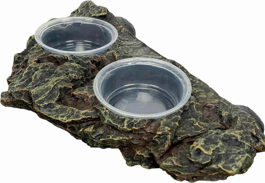 Reptiles & Amphibian Komodo | Komodo 2-Cup Magnetic Feeding Ledge