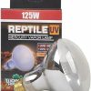 Reptiles & Amphibian LUCKY HERP | Lucky Herp Reptile Uva Uvb Mercury Vapor Bulb Lamp,Screw Thread,125 Watt (Coated)