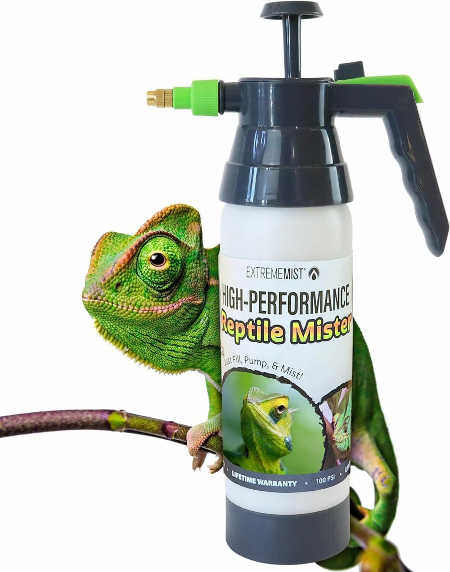 Reptiles & Amphibian EXTREMEMIST | High-Performance Reptile Mister | Ultra-Fine Amphibian Sprayer | Terrarium Humidity Fogger | Continuous Gentle Mister | Humidifier For Geckos, Chameleons, Turtles, & Lizards